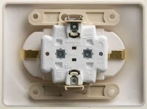 Розетка 2-м СП Glossa 16А IP20 с заземл. в сборе перламутр. SE GSL000624 1180347