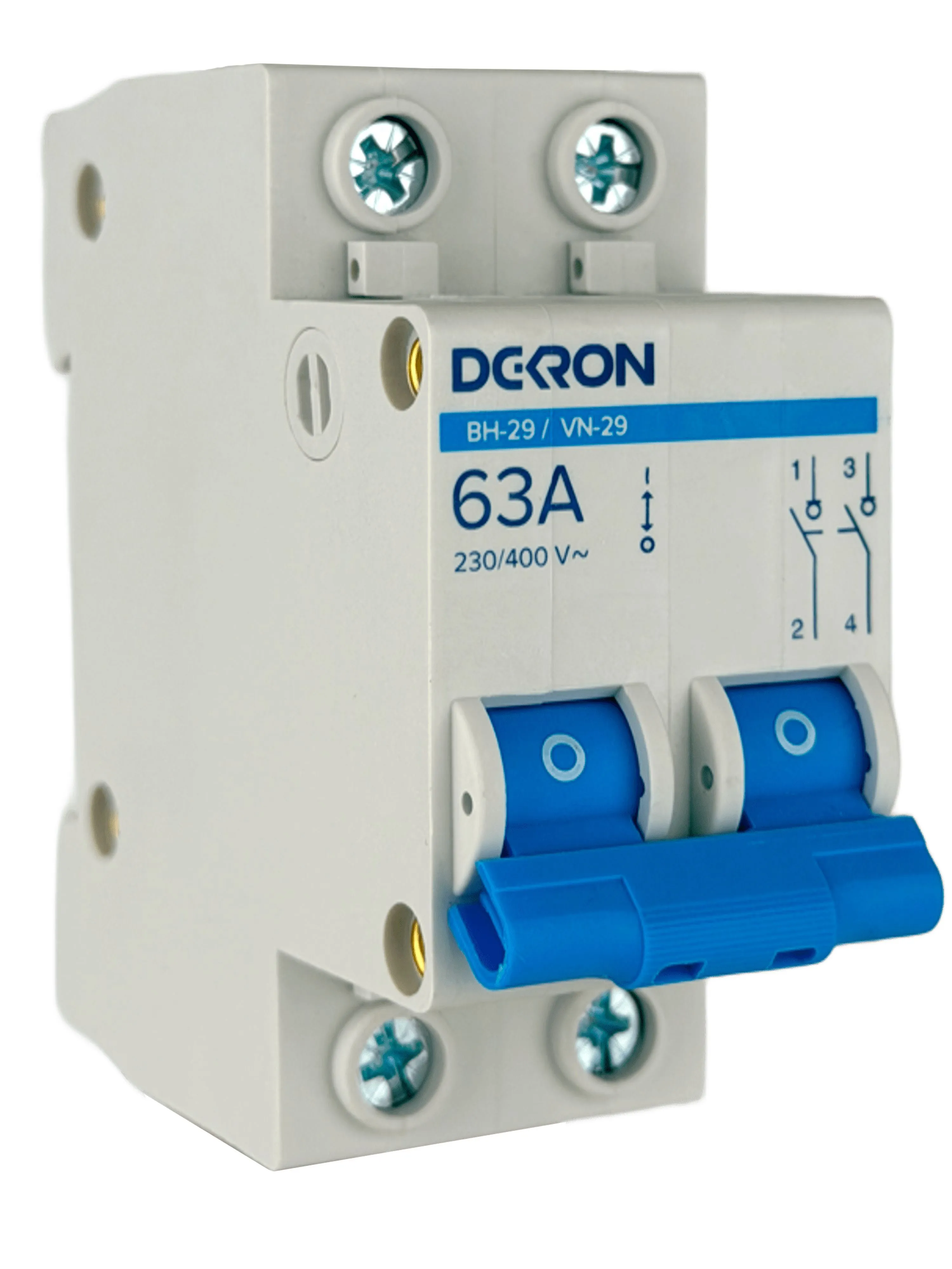 Выключатель нагрузки ВН-29 2P 63А - Фото 2