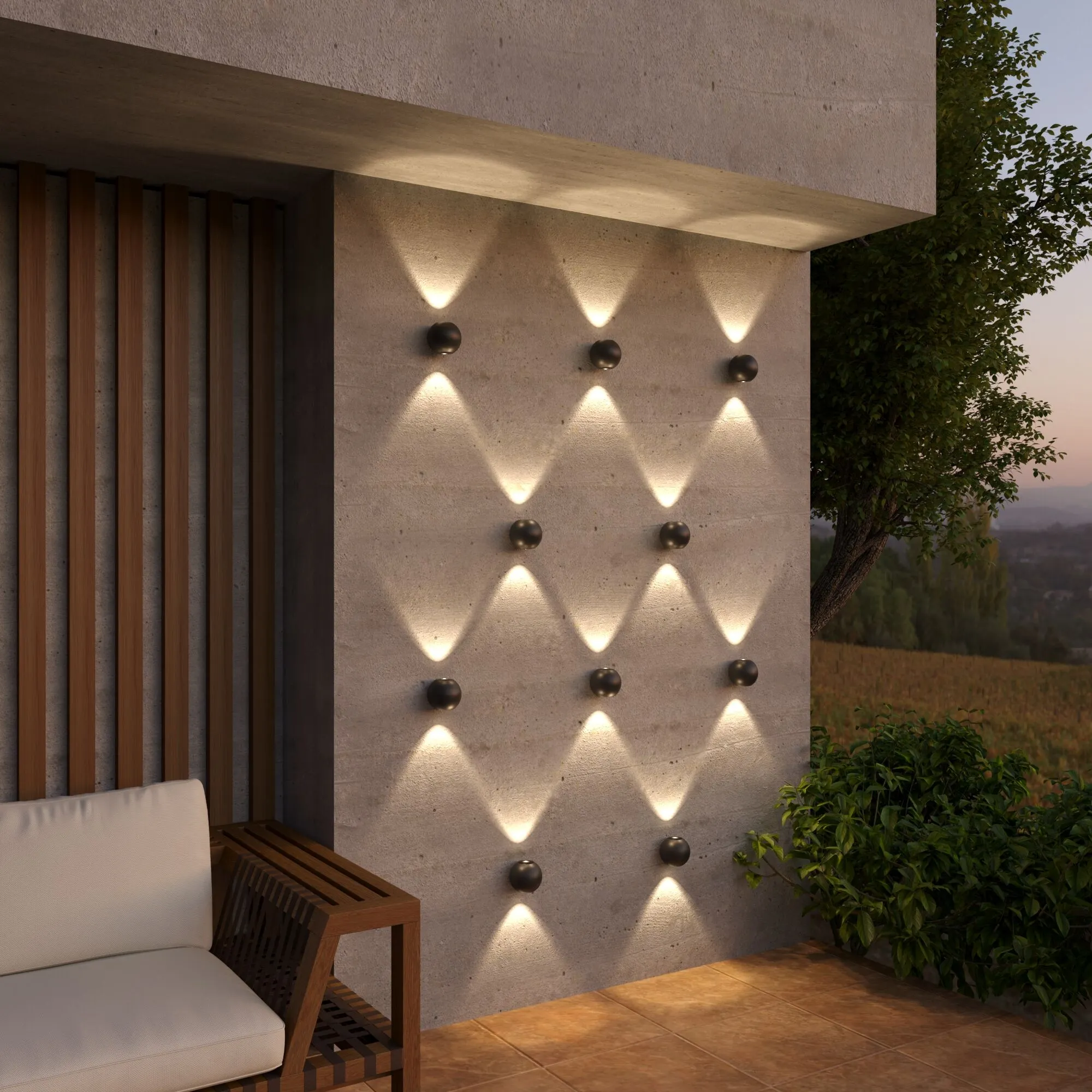 Diver черный Светильник светодиодный уличный настенный 1566 TECHNO LED Elektrostandard - Фото 5