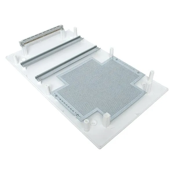 Щит комбинированный "Unix" белая дверь (2х18 (36) модулей + 1 монтажная плата) 4 габарит 651x396x112 IP41 - Фото 7