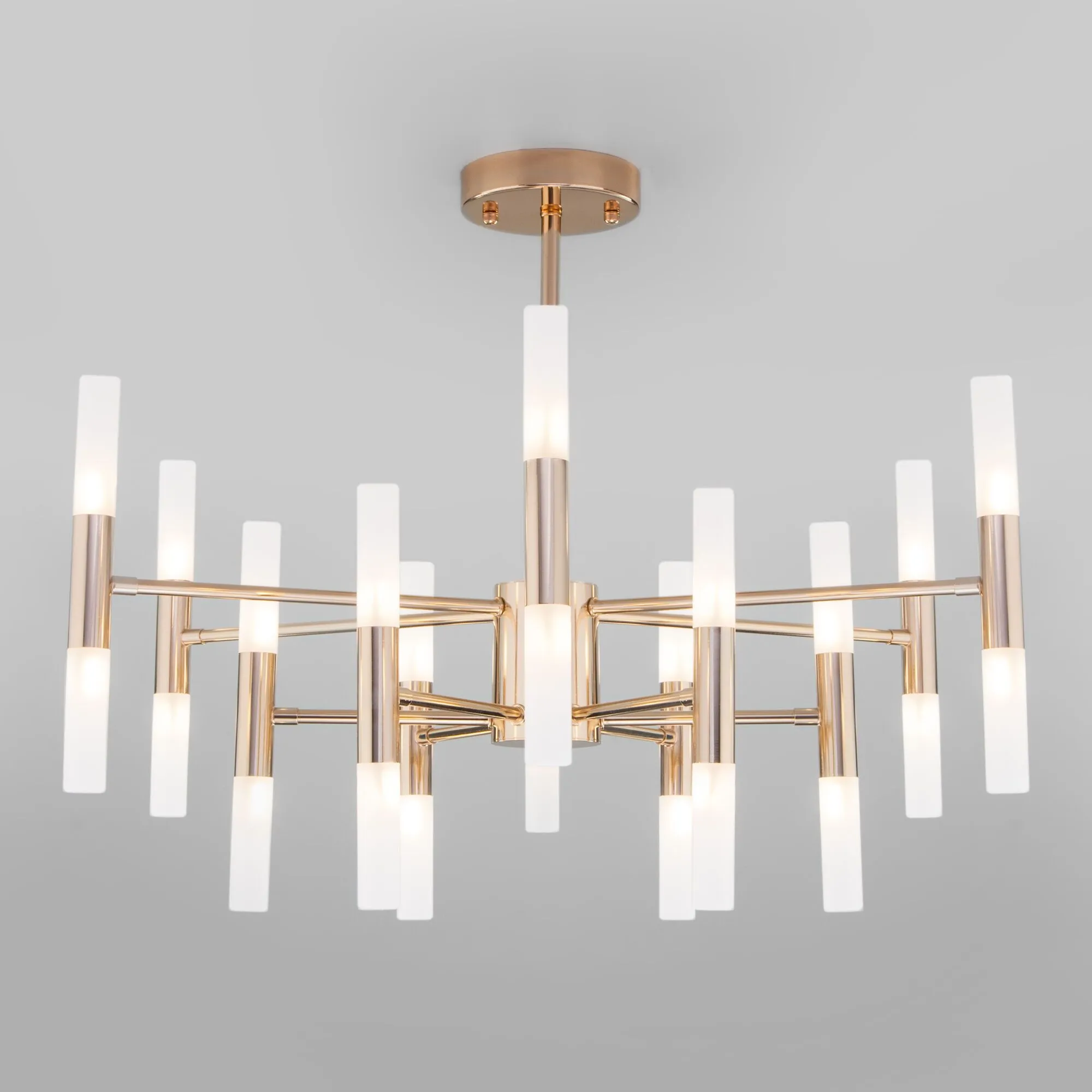 Умный потолочный светильник 350 золото / белый  Eurosvet a054006