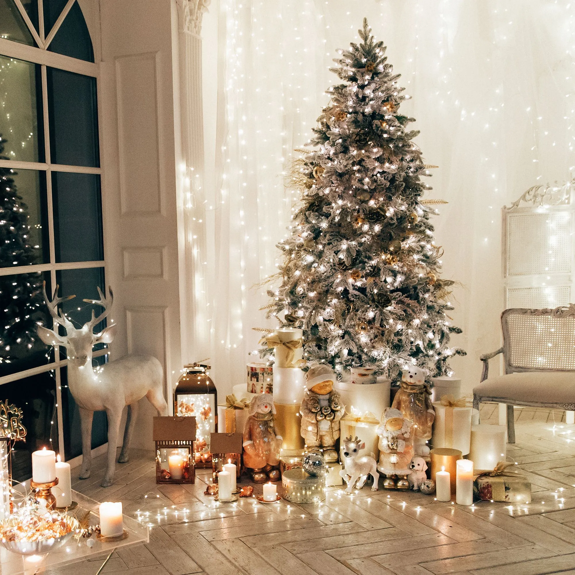 Праздничная гирлянда нить белый 10м IP20 400-002 Elektrostandard Eurosvet a044098