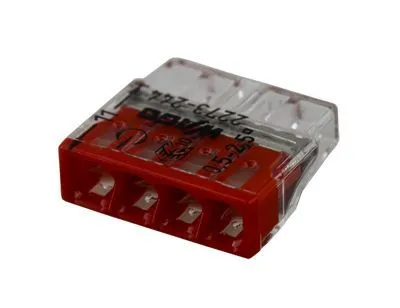 2273-244 Экспресс-клемма с пастой 4-проводная до 2,5 мм², (100 шт./уп.) WAGO 