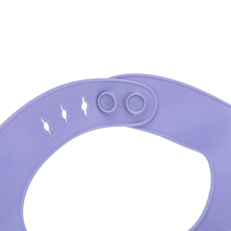 Фартук нагрудный для кормления с жестким карманом, синий с серым HALSA - Фото 4