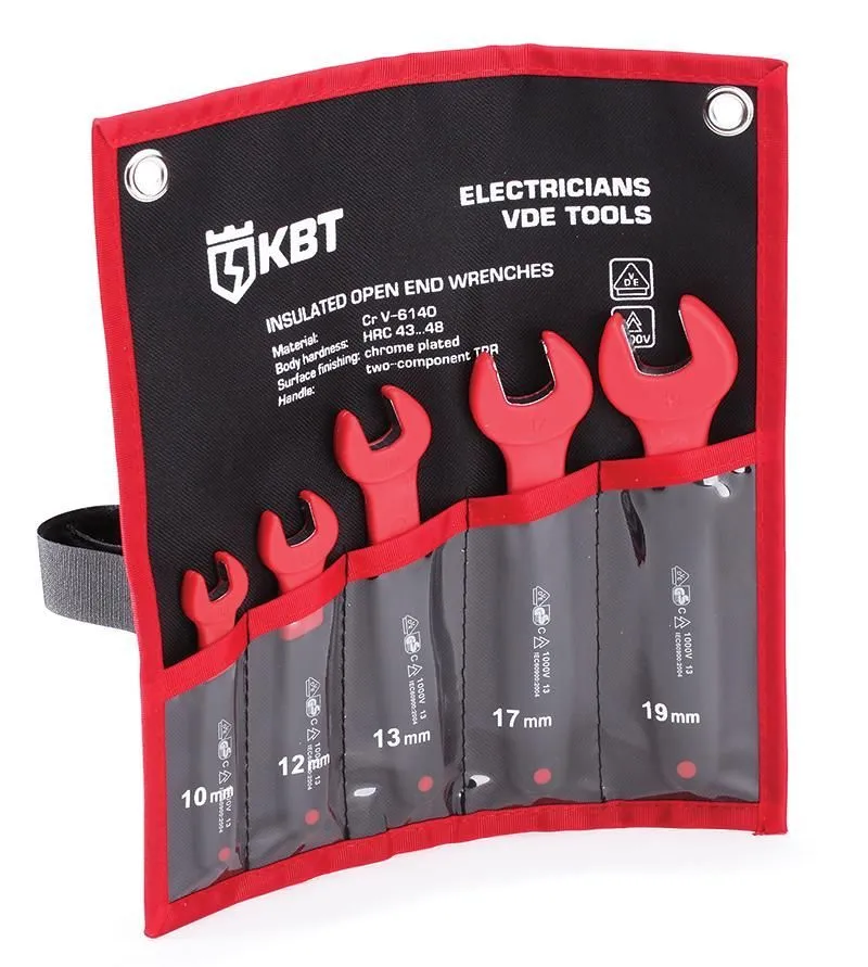 Набор изолир. однорожковых ключей 5шт. НИИ-06, 61253 