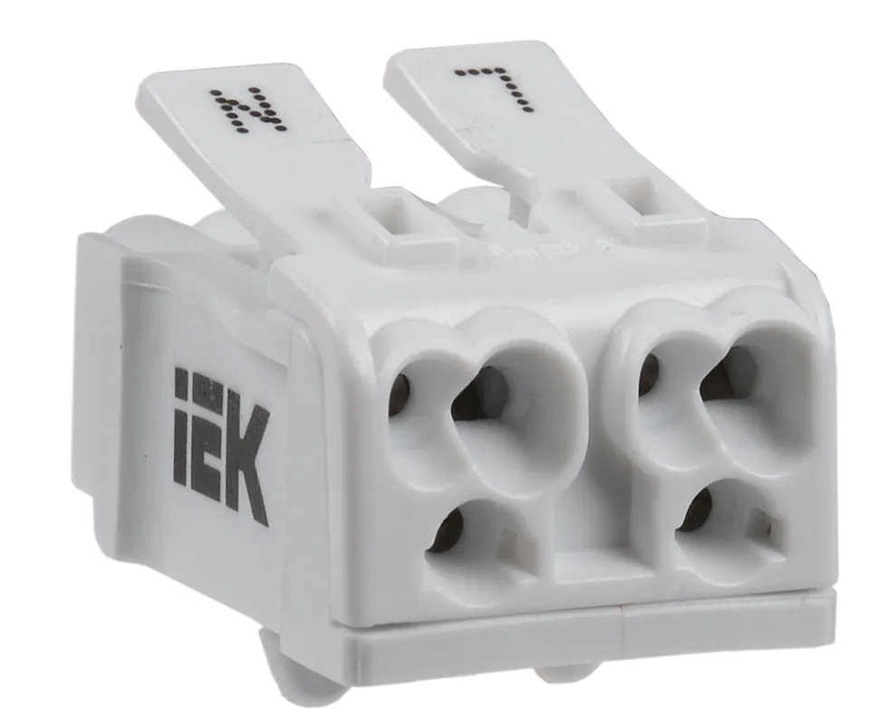 Клемма пружинная соединительная КСПн2-L+N IEK