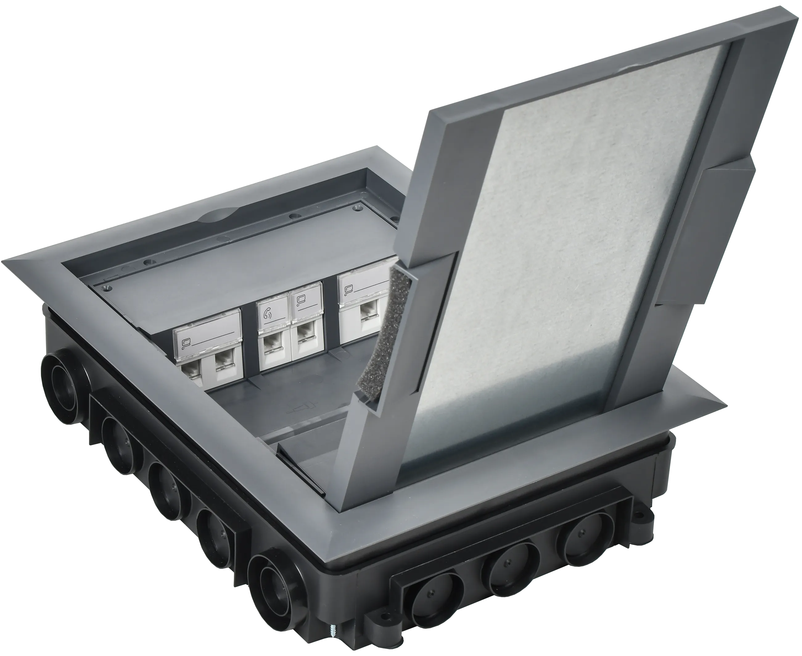 PRIMER Лючок напольный на 12 модулей ONFLOOR 12 IEK - Фото 9