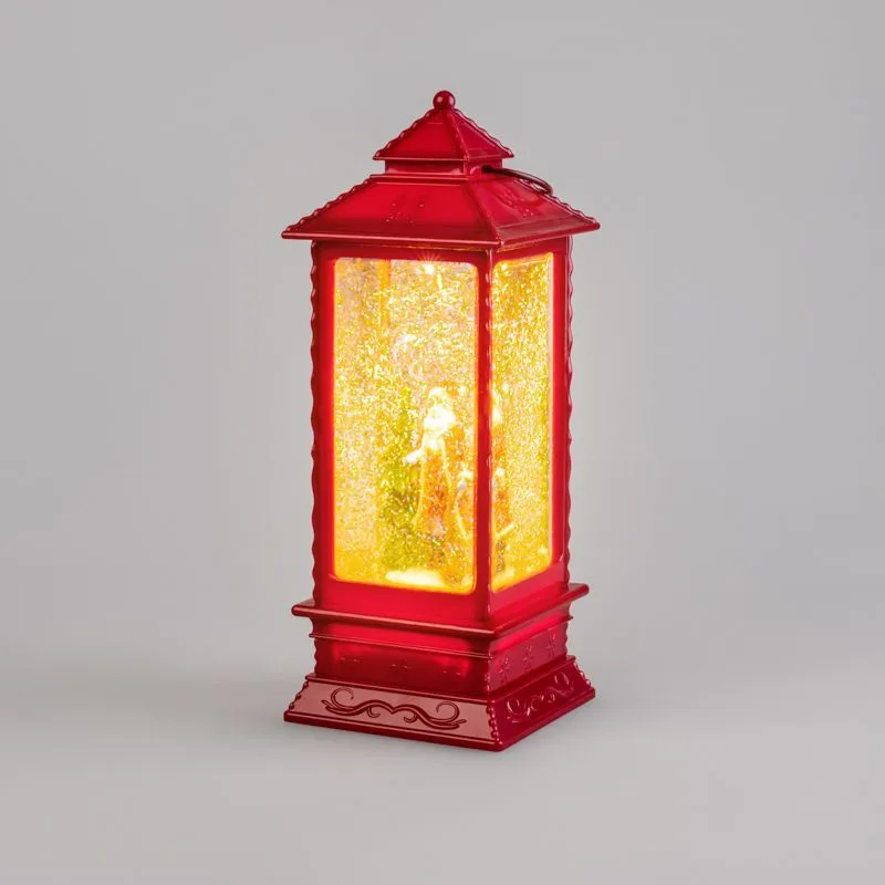 Декоративный LED-фонарь с эффектом снегопада и подсветкой Дед Мороз, теплое белое свечение NEON-NIGHT 501-062