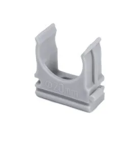 Крепеж-клипса Ø 20 цвета: серый (100шт/уп) DEKRON GX4002