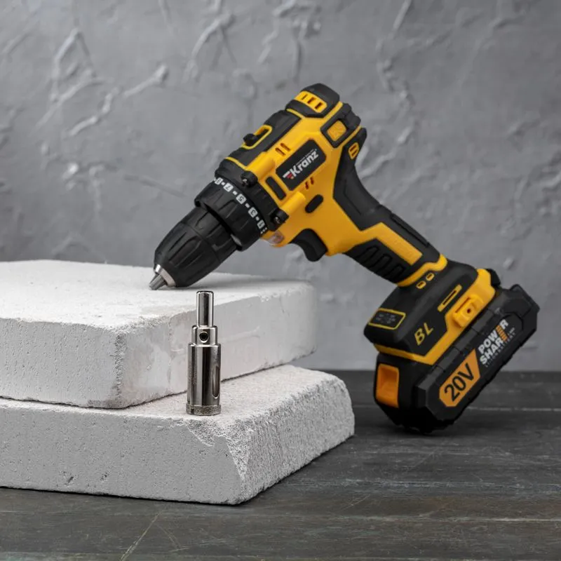 Коронка алмазная 20мм по керамограниту с центровочным сверлом KRANZ - Фото 2