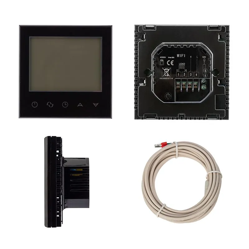 Терморегулятор с сенсорными кнопками R150 Wi-Fi, черный REXANT - Фото 2