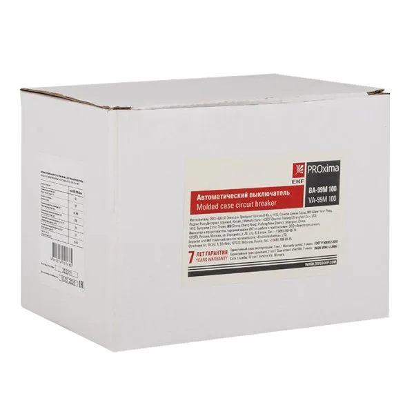 ВА-99М 100/63А 3P 50кА с электронным расцепителем EKF - Фото 3