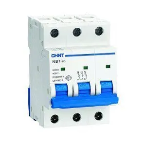Автоматический выключатель NB1-63 3P 40A 6кА х-ка C (DB) (R) CHINT