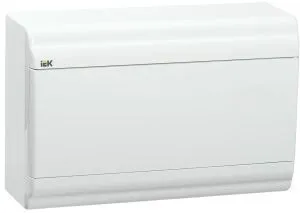 PRIME Корпус пластиковый ЩРН-П-12 модулей навесной белый/белая дверь IP41 IEK MKP82-N-12-WD-41-10