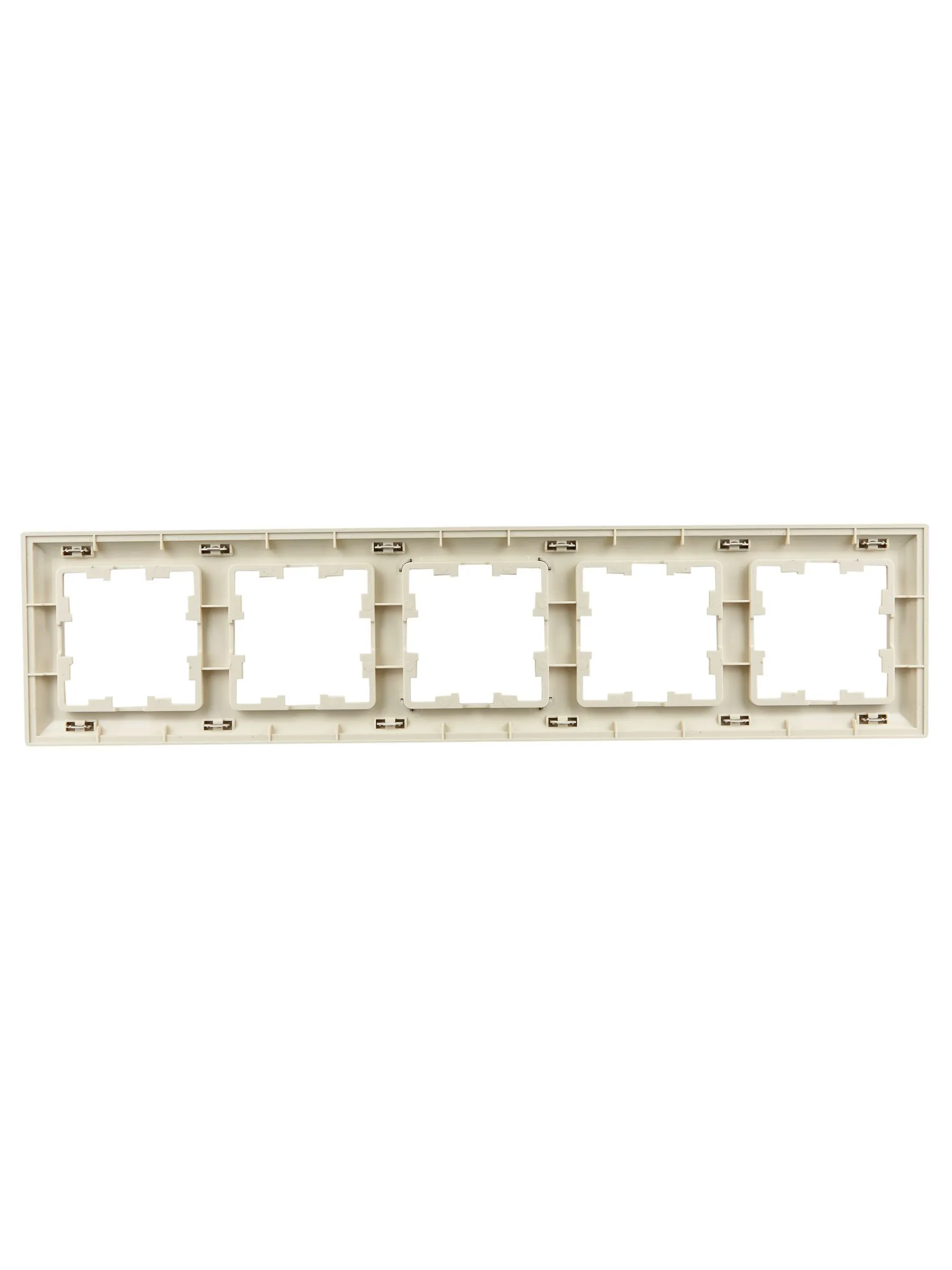 BRITE Рамка 5-местная РУ-5-Бр бежевый/шампань IEK - Фото 4