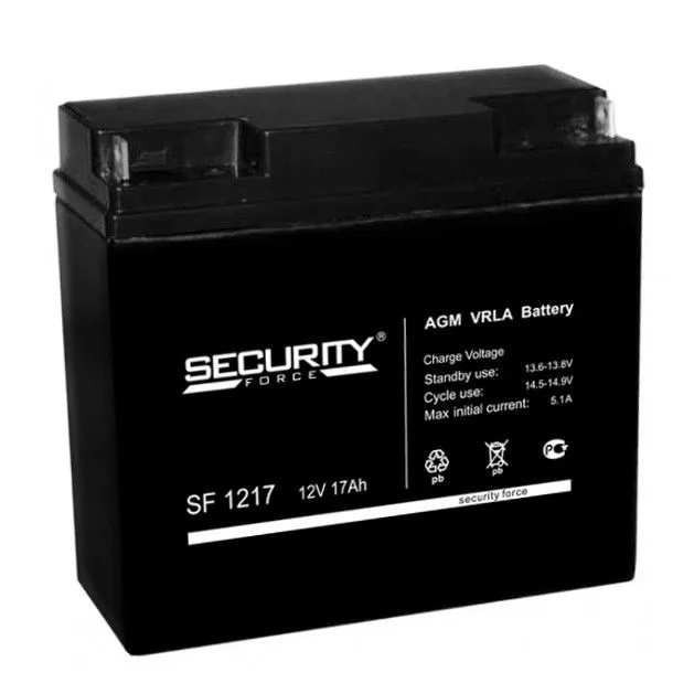 Аккумулятор 17 А*ч  15лет