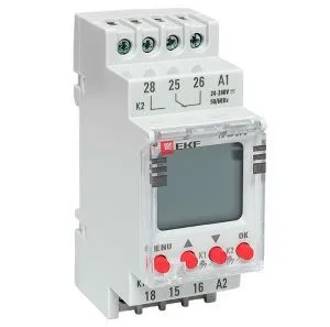 Таймер электронный двухканальный ТЭ-80 24-230В EKF 