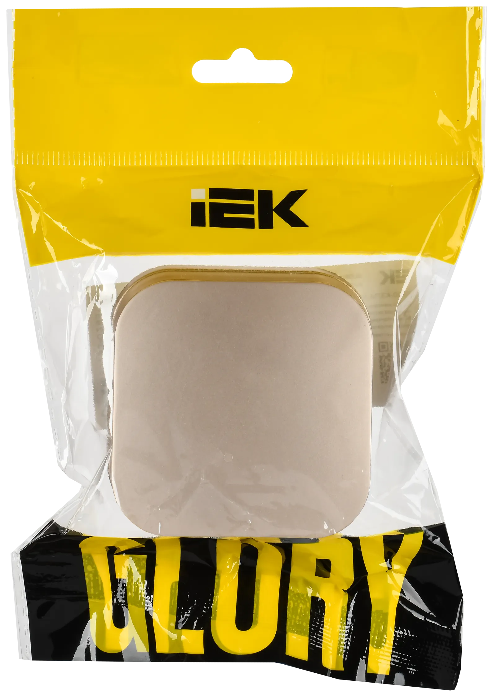 GLORY Выключатель 1-клавишный для открытой установки 10А ВС20-1-0-ХШм шампань матовый IEK - Фото 2