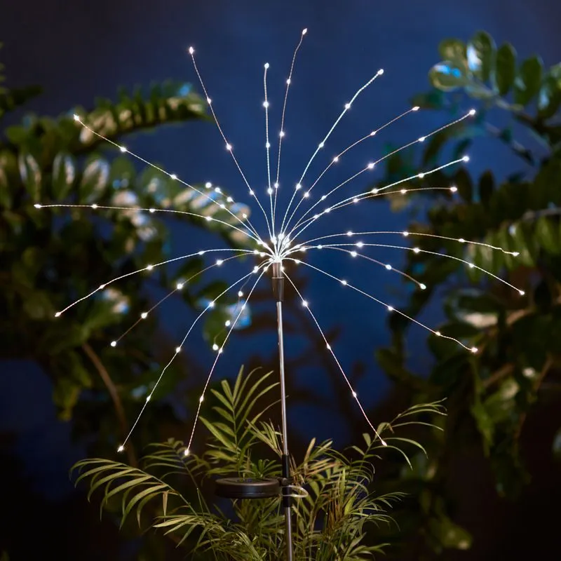 Светильник грунтовый Одуванчик большой 3000К, со встроенным аккумулятором, солнечной панелью, датчиком освещенности LAMPER - Фото 2