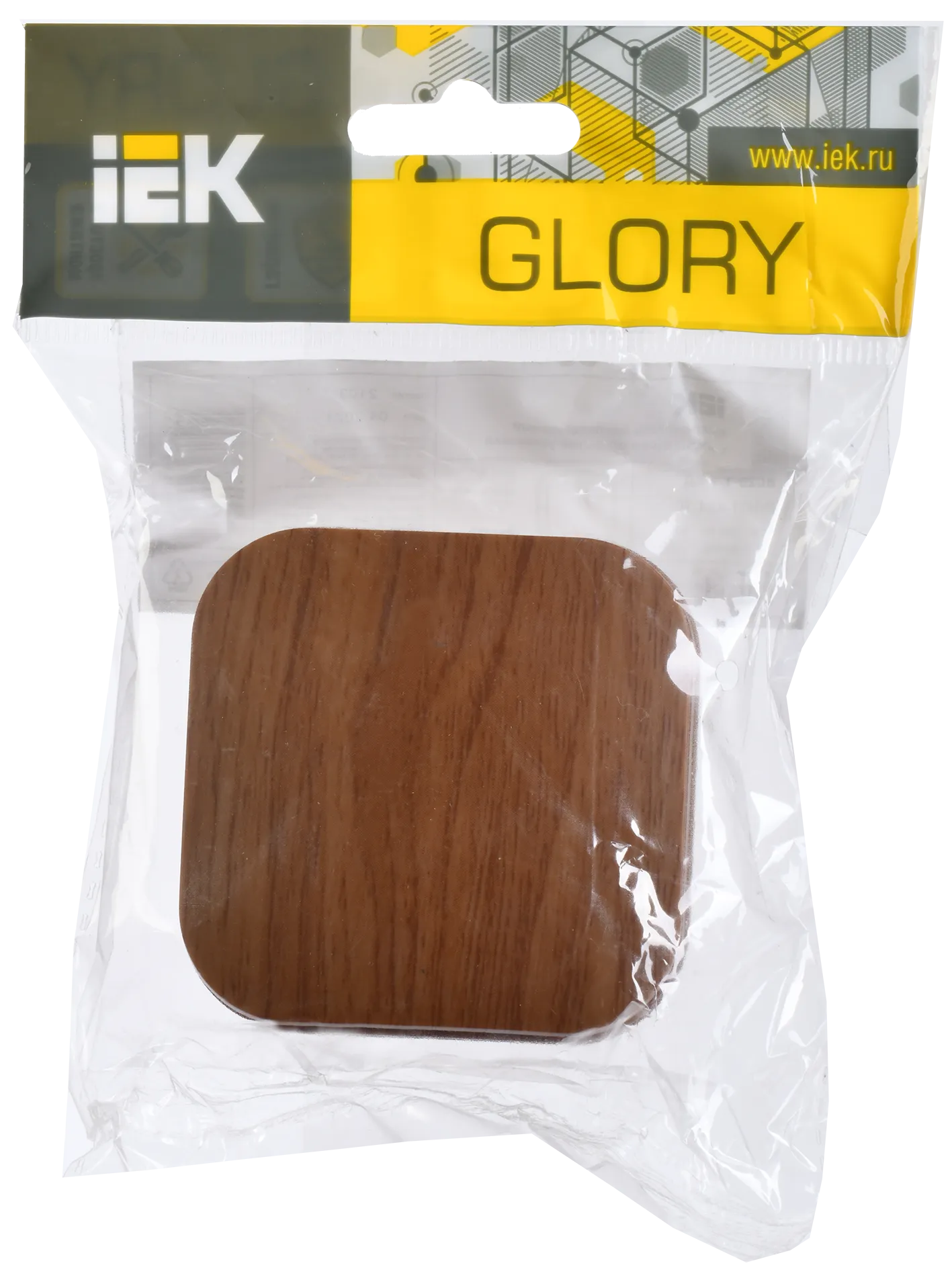 GLORY Выключатель 1-клавишный для открытой установки ВС20-1-0-ХД дуб IEK - Фото 2