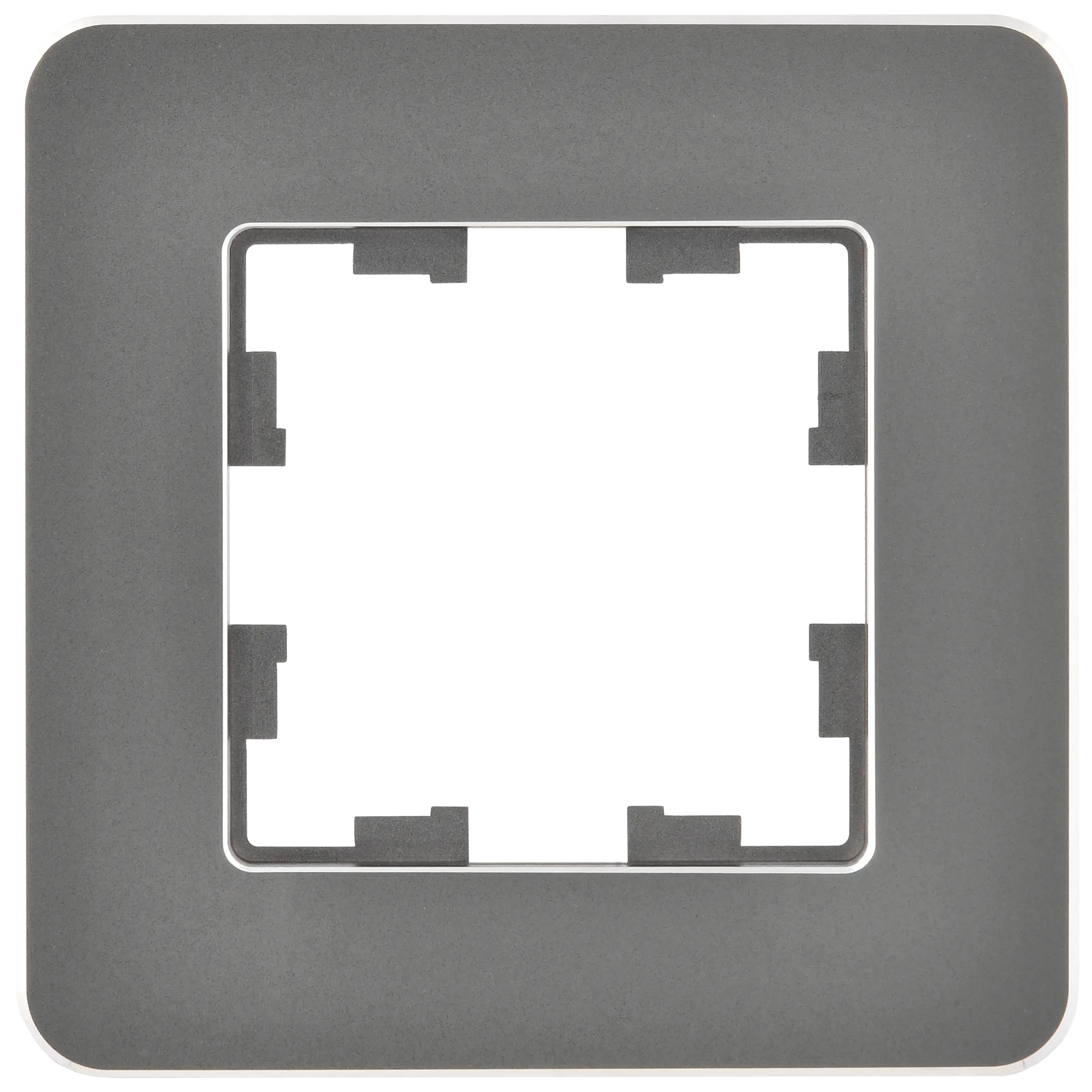 BRITE Рамка 1-местная РУ-1-1-Бр металл титан RE IEK - Фото 4