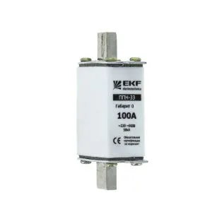 Плавкая вставка ППН-33 160/80А габарит 0 EKF fus-33-0/160/80