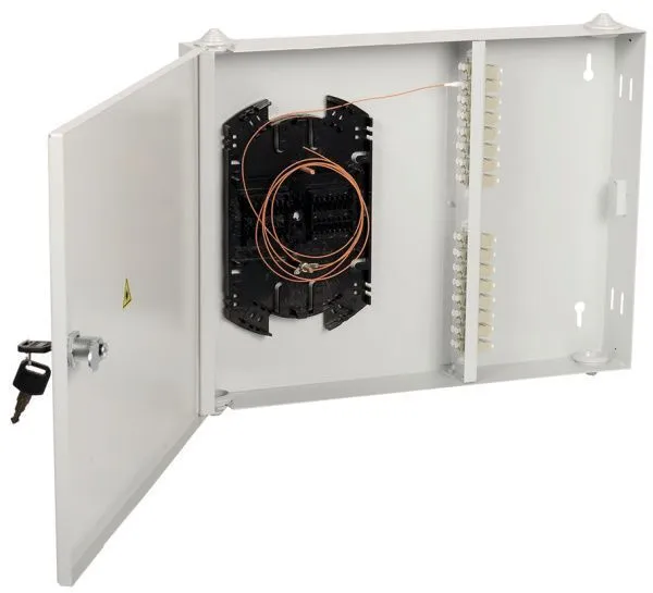 ITK Оптический настенный распределительный кросс укомплектованный: LC (Duplex) 12шт, (OM2)