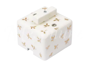 Выключатель ретро фарфоровый поворотный на четыре положения, QUADRA, коллекция "ИМПЕРАТОРСКАЯ" , цве GE80401-01L