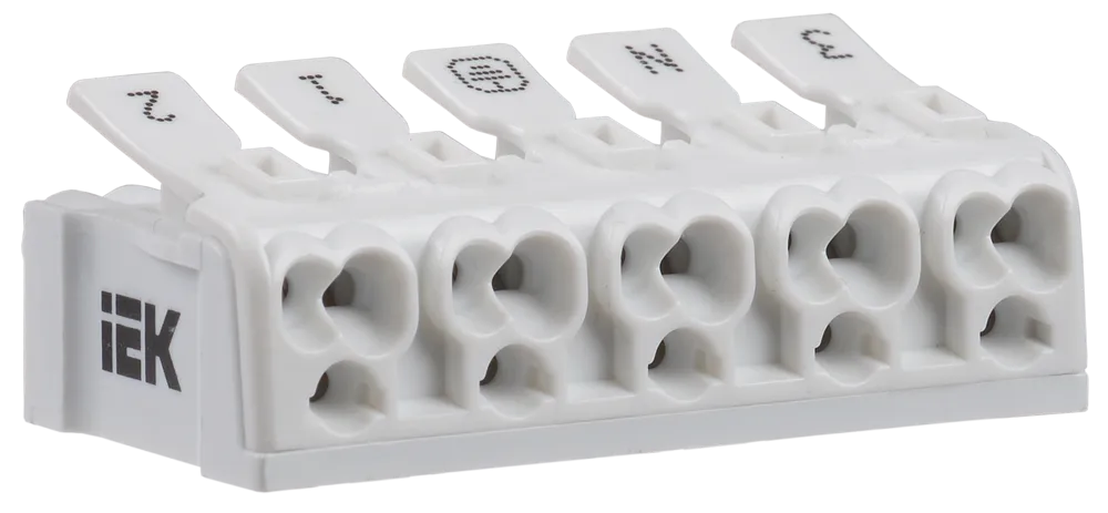Клемма пружинная соединительная КСП5-3L+N+PE IEK