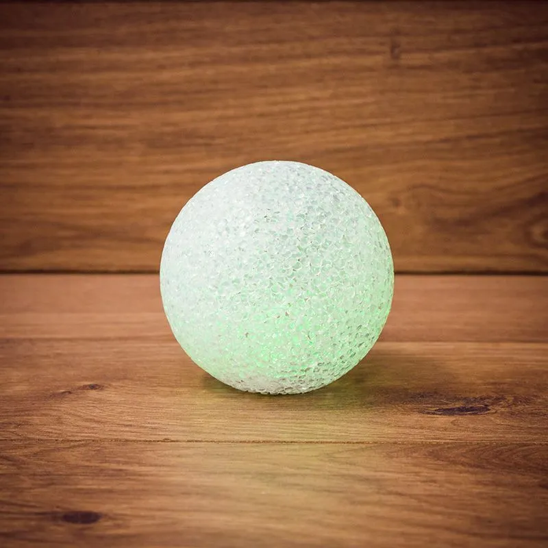 Фигура светодиодная Снежок, RGB, 10 см 513-012