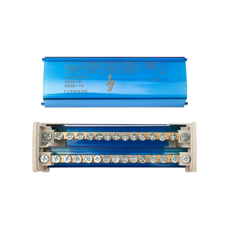 Шина на DIN-рейку в корпусе (кросс-модуль) 2х15 REXANT - Фото 2