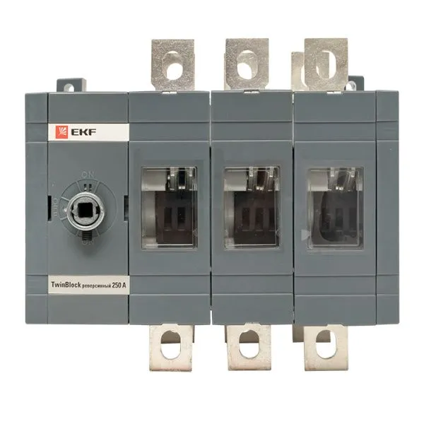 Рубильник 250A 3P реверсивный без рукоятки управления TwinBlock EKF - Фото 2