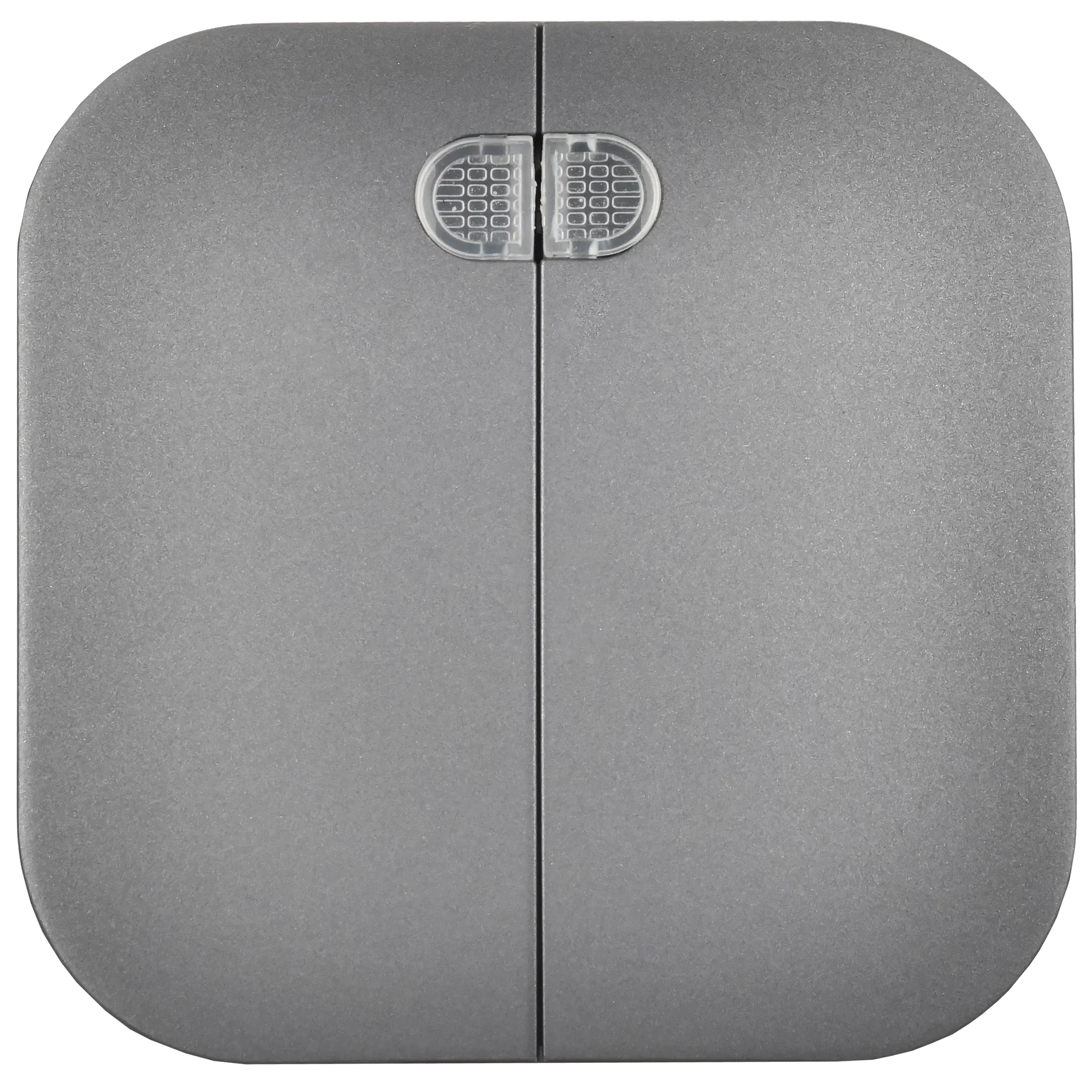 GLORY Выключатель 2-клавишный для открытой установки с индикацией 10А ВС20-2-1-ХСм сталь матовый IEK - Фото 5