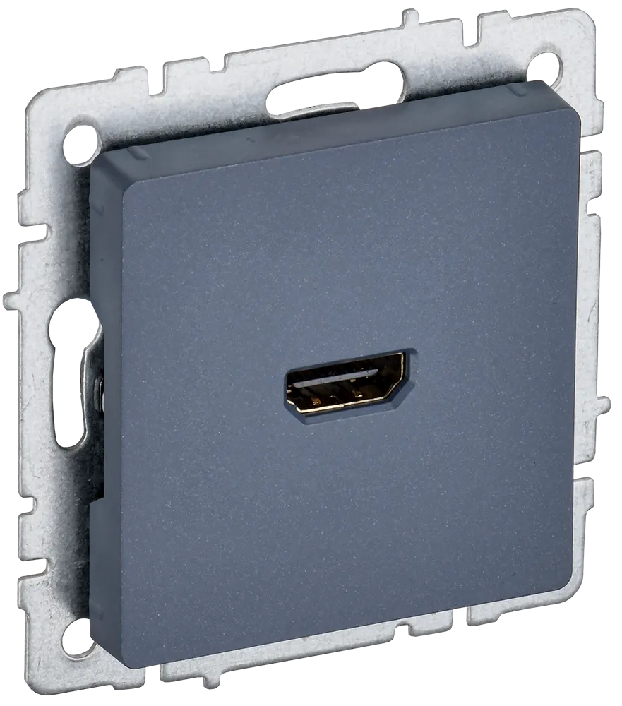 BRITE Розетка HDMI РHDMI-0-БрМ маренго IEK BR-H10-K35