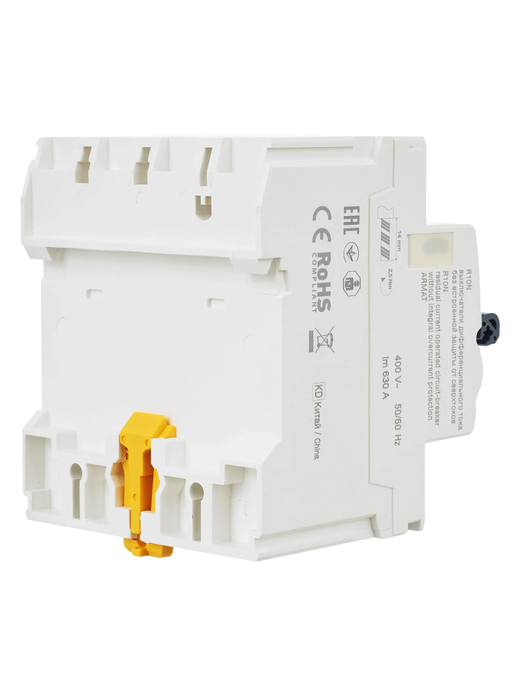 ARMAT Выключатель дифференциального тока R10N 4P 63А 300мА тип A IEK - Фото 11