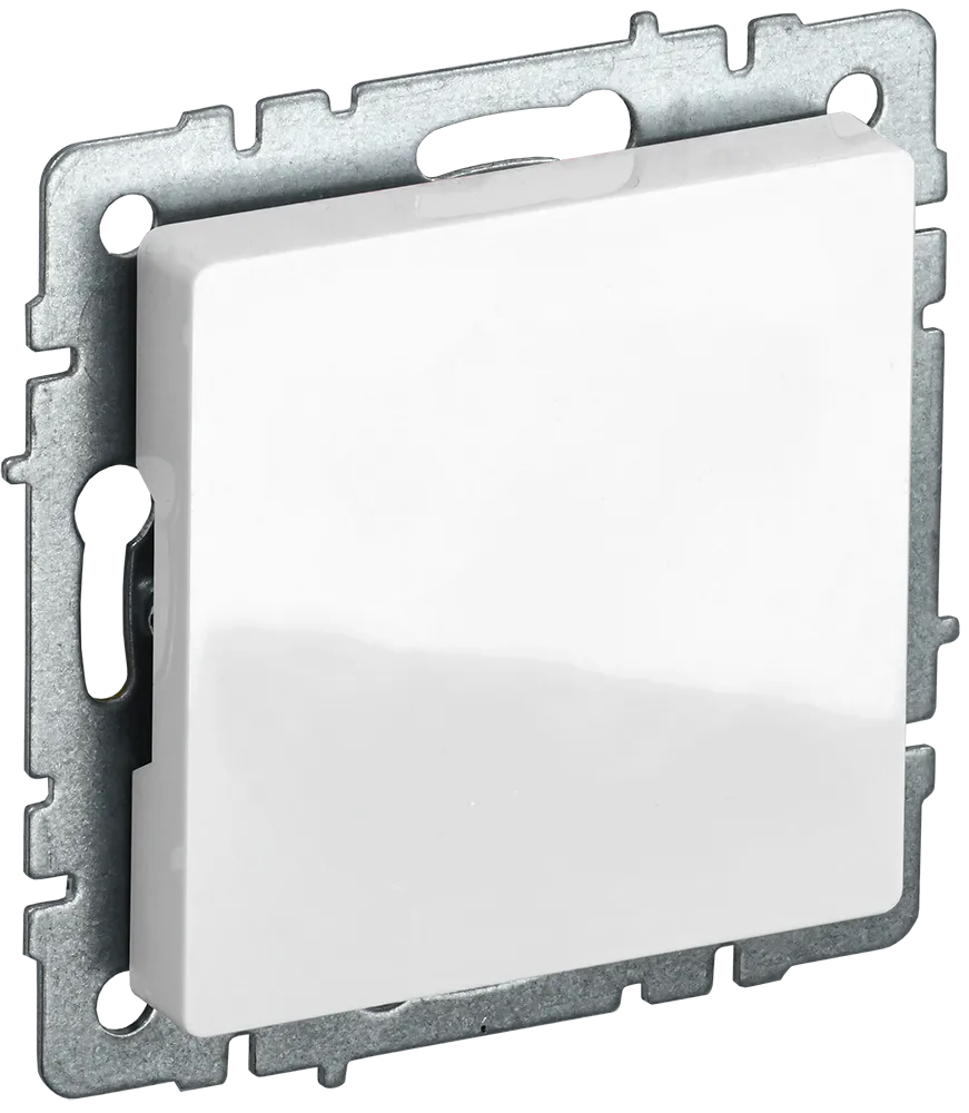 BRITE Заглушка с суппортом МЗ10-БрБ белый IEK BR-PL10-K01