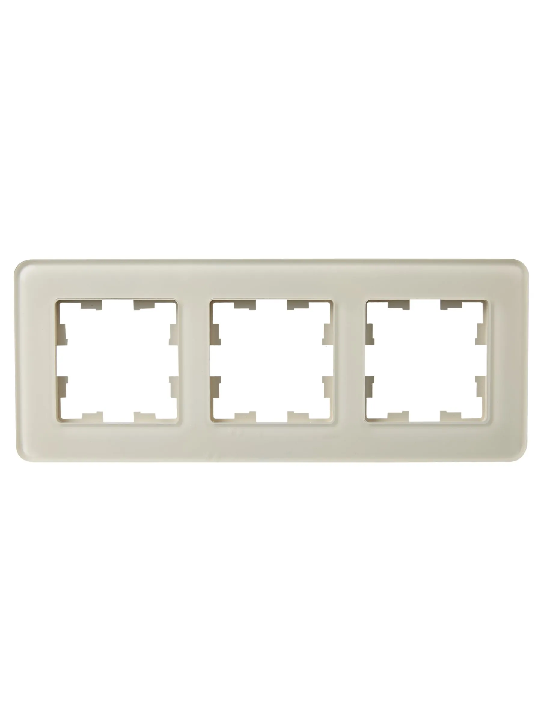 BRITE Рамка 3-местная РУ-3-2-Бр стекло песчаный RE IEK - Фото 5