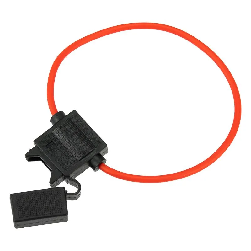 Держатель предохранителя типа Стандарт, прямоугольный, черный REXANT