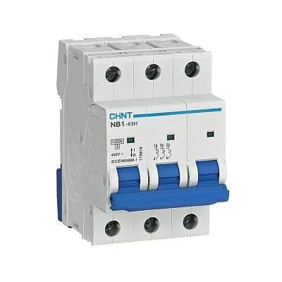 Авт. выкл. NB1-63H 3P 25A 10кА х-ка C (R)