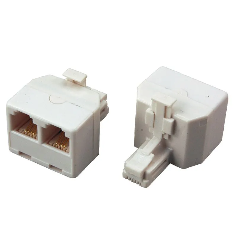 Переходник телефонный, штекер 6Р4С (RJ-11) -2 гнезда 6Р4С (RJ-11) REXANT - Фото 4