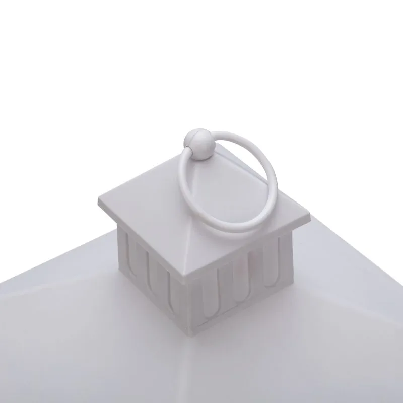 Фонарь декоративный (фигура) с тремя свечами, белый корпус, 24х24х40 см, теплый белый NEON-NIGHT - Фото 4