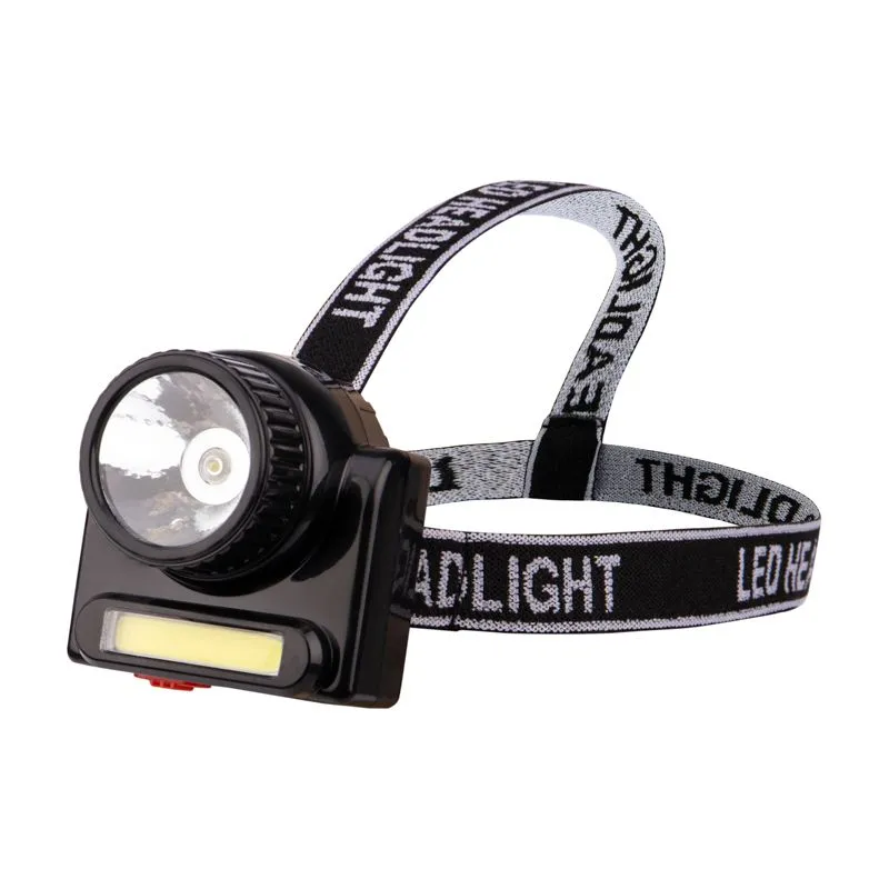 Фонарь налобный, двухрежимный, поворотный, с евровилкой, зарядка от сети 220В REXANT 75-719