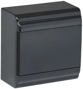 PRIME Корпус пластиковый ЩРН-П-6 модулей навесной черный IP41 IEK MKP13-N-01-06-41-K02