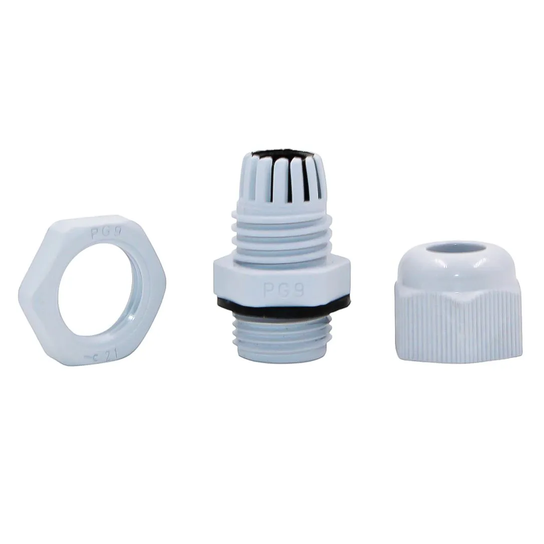 Ввод кабельный PG-09 серый, нейлон, IP68 (d кабеля 4-8 мм) - Фото 4