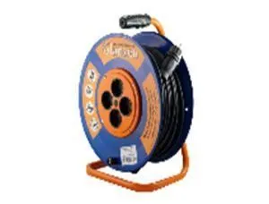 Удлинитель силовой на катушке GLANZEN 4 гн. КГ 3х2,5 арт. EB-50-010 EB-50-010