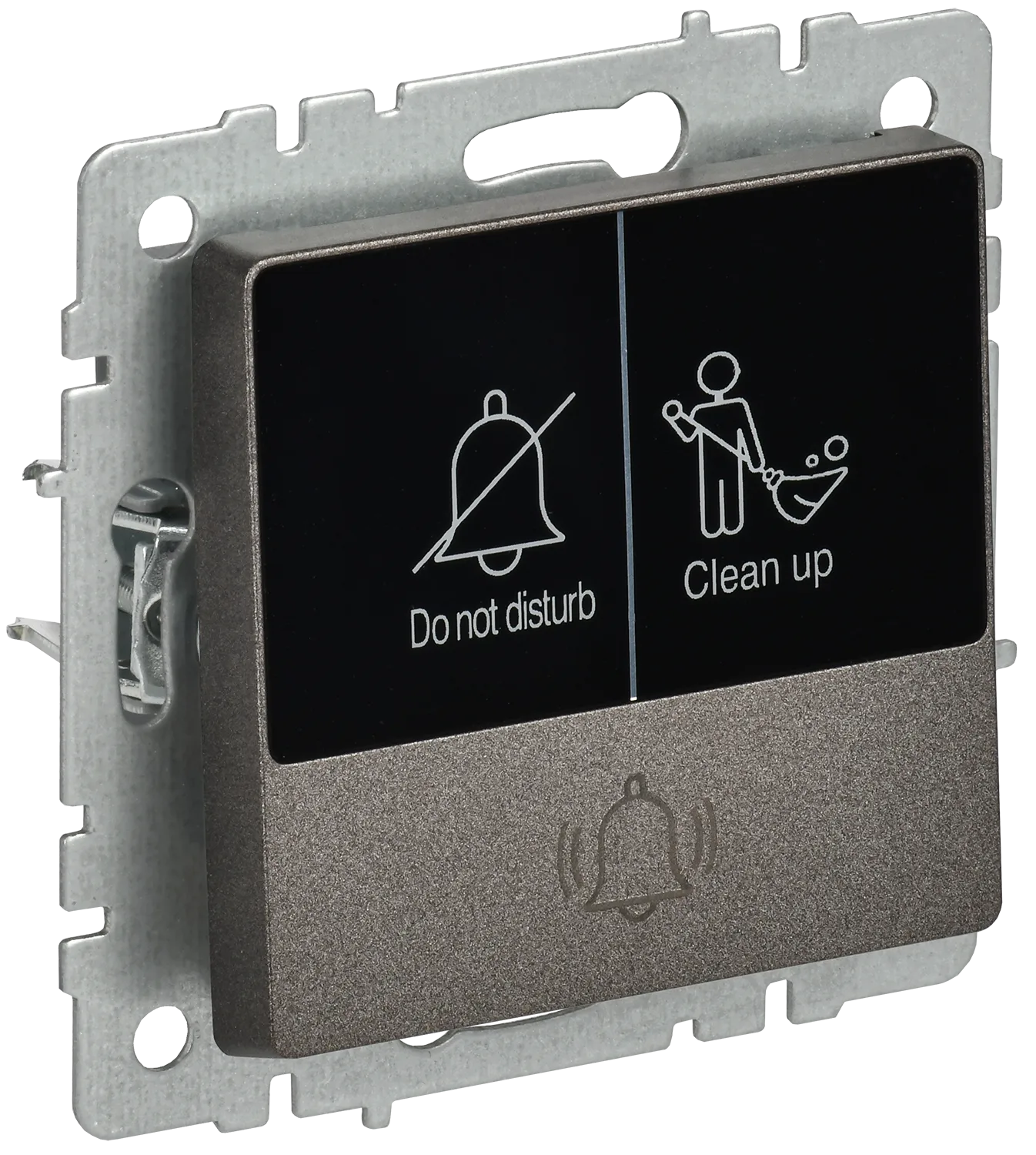 BRITE Кнопка звонка с индикацией для отелей 10А ВС10-1-9-БрТБ темная бронза IEK BR-V14-2-10-K45