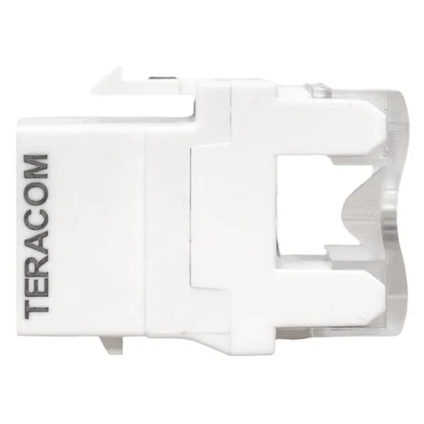 Модуль Keystone TERACOM PRO Cat.6 RJ-45 неэкран. 110 IDC 180 град. белый - Фото 4