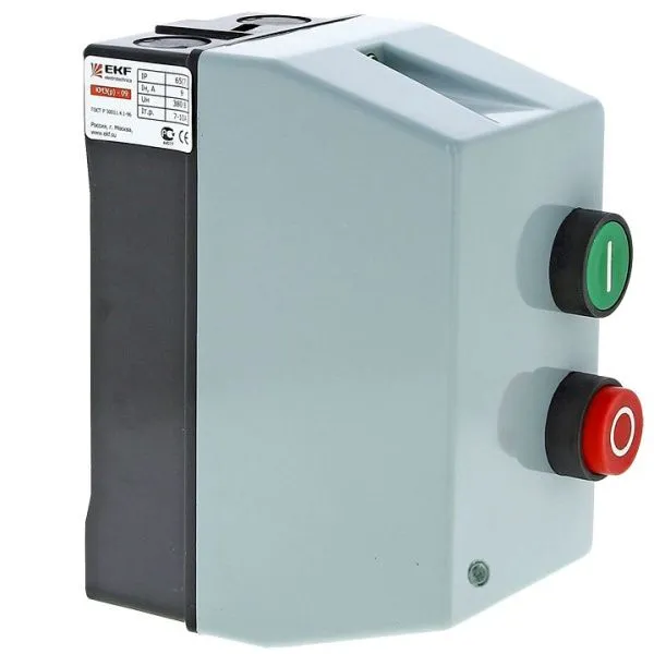 Пускатель в корпусе КМЭ 12А 400В с РТЭ Ir-9-13А и индик. IP65 EKF - Фото 19