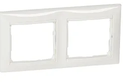 VALENA DIY Рамка 2-местная белый 694241
