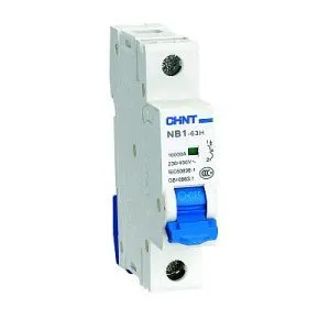 Автоматический выключатель NB1-63H 1P 1A 10кА х-ка C (R) (CHINT) 179781